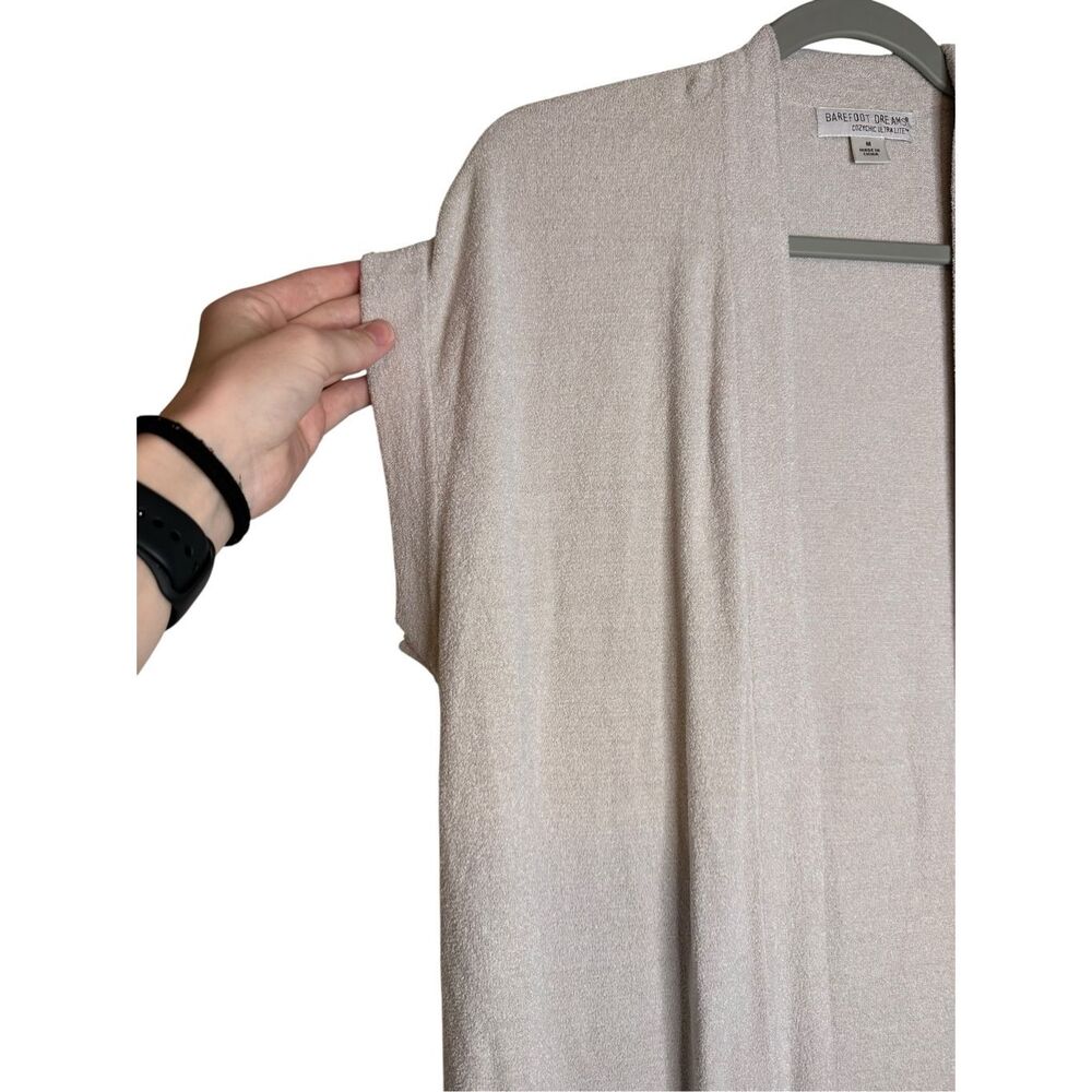 Barefoot Dreams CozyChic‎ Ultra Lite Ribbed Vest Tan Size Medium - Picture 4 of 6